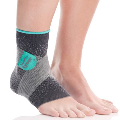 Tynor Ankle Wrap Sleek Elastic, Grey, Universal, 1 Unit