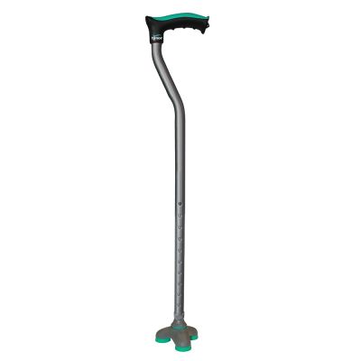 Aluminium 3 Feet Tynor Type Curved Walking Stick at Rs 150/piece